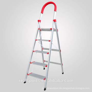 Klappleiter Fünf Schritte Wide Step Ladder Stand Aluminium Inländischen Schrittleiter